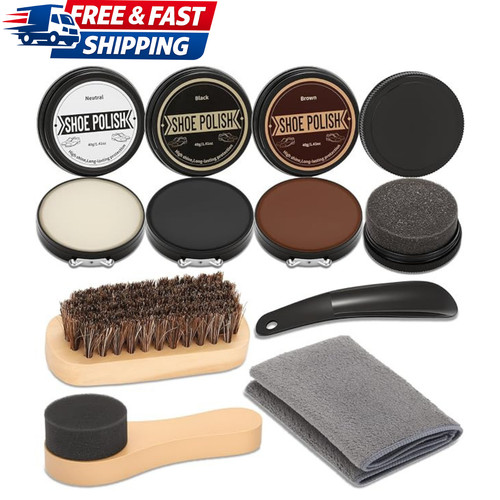 Pcs leather shoe polish kit - leather,