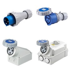 Deligo 240V 63A 2P+E Blue