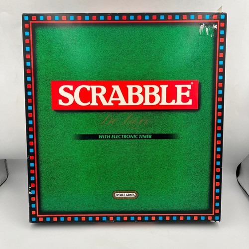 Scrabble deluxe board game - deluxe,