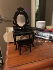 1/12 Dolls House Dressing Table And Stool