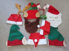 10 CHRISTMAS PARTY HATS Headwear ideal for office party, family get together fun