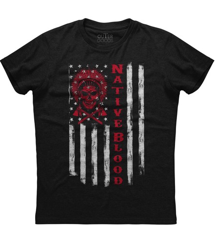 American flag native blood - flag,