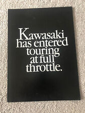 Kawasaki Concours Voyager Gtr1000 American Brochure 