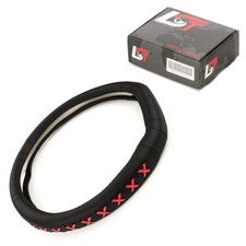 Steering Wheel Cover Ø 38x9 CM 15x3, 5 Inch Black Rot for Land