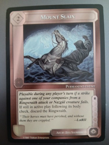 Mount slain meccg - mount, middle