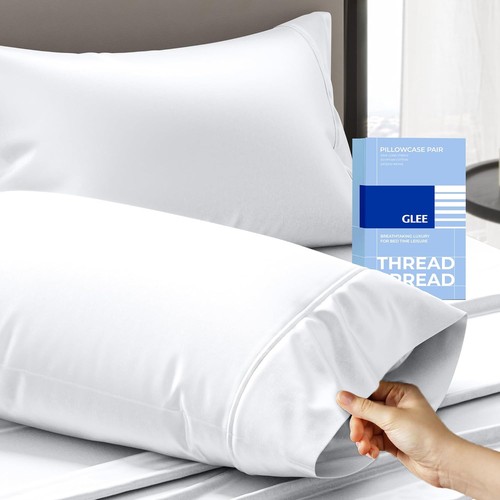 100 cotton pillow - cotton, queen