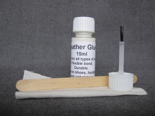 Leather glue repair kit for - kit,