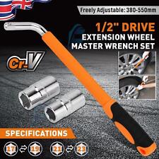 HEAVY DUTY Extendable Car Van Wheel Brace Socket Tyre Nut Wrench 17 19 21 23mm