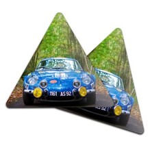 2x Triangle Coaster - Fancy