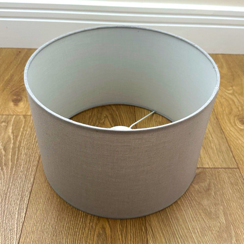 Grey fabric drum - fabric,
