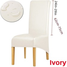 Stretch leather dining - stretch, pu