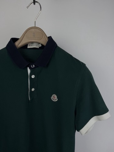 Men moncler green polo - men’s,