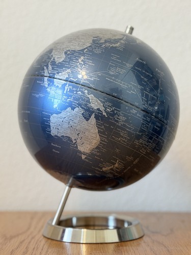 World map globe midnight blue - map,