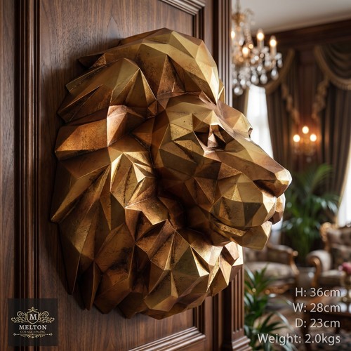 Wall mounted golden - wall,
