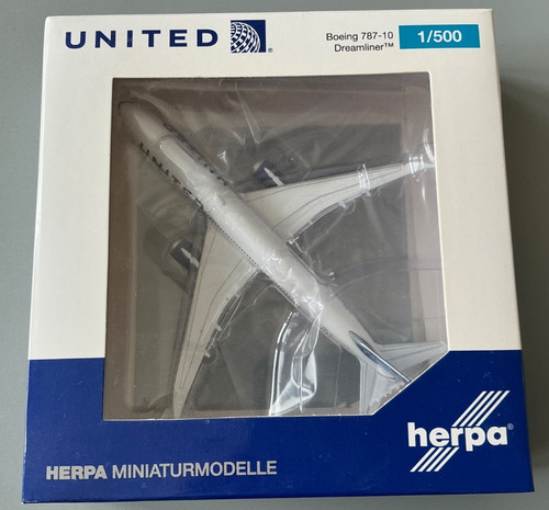 Herpa 500 united airlines - united,