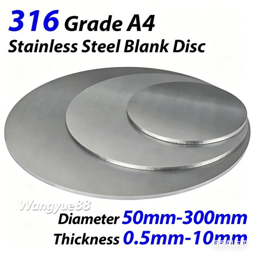 Stainless steel blank - a4,