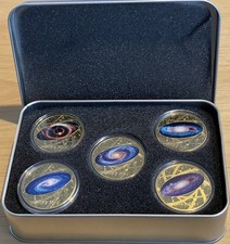 SET OF 5 STUNNING 99.9% GOLD