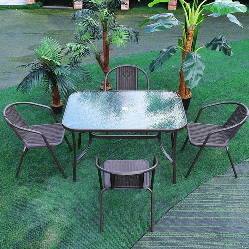 Garden table chairs set - &,