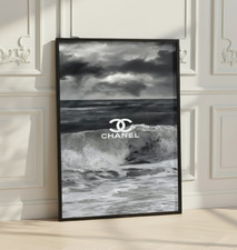 Chanel Wall Art Print / Black