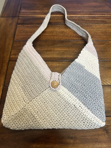 Handmade crochet blue gray - blue,