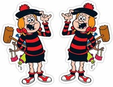 MINNIE THE MINX CARTOONS ETC