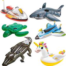  Inflatable Swim Pool Floats & Swimming Ride-On Kids Water Beach Toys Set: