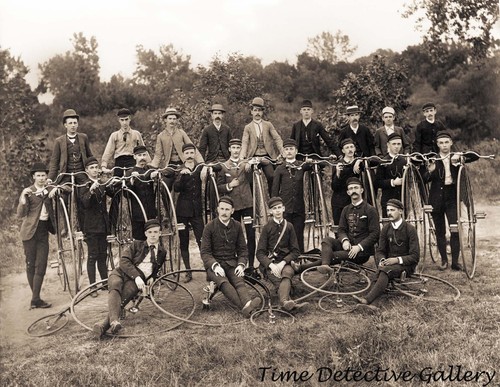 Penny farthing high wheel - farthing,