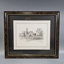 Glenda Rae Signed Print Framed Pencil Drawing Sketch 