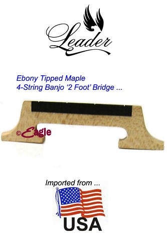 Leader string banjo bridge - leader,