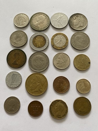 Old coins world mix - old,