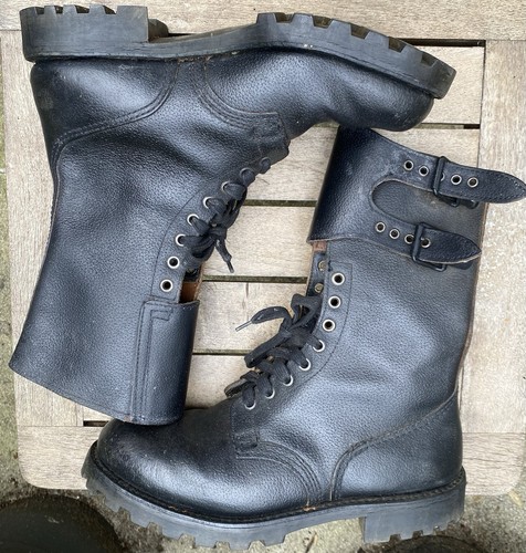 Black vintage leather - black,