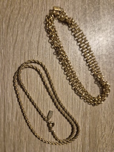 Two vintage gold - two, plated