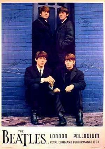 Vintage beatles poster - beatles,