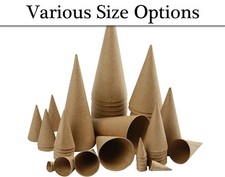 Paper Mache Cones to Decorate