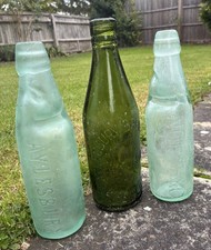 3 x Antique Glass Bottles Inc. Aylesbury Brewery, North & Co. + North & Randall