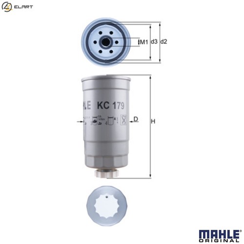 Fuel filter 179 - fuel, for