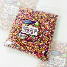 Polystyrene Styrofoam Filler Beads Art Craft Small Pieces Multi Slime Balls Bits