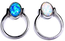 Reversible Blue & White Fire