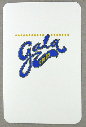 Playing card single gala - playing,