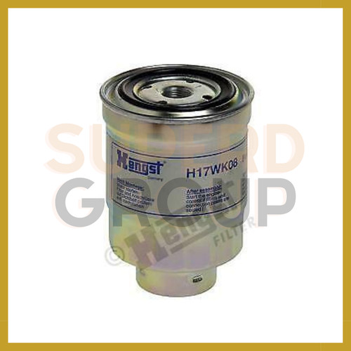 Fuel filter hengst h17wk08 - fuel,