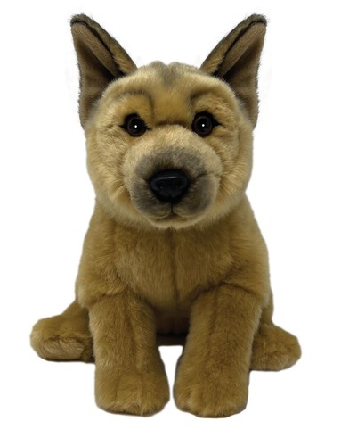 Tan german shepherd teddy - 12",
