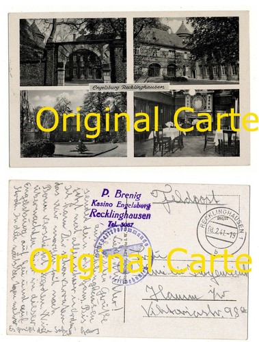 Orig photo postcard 1941 - orig,