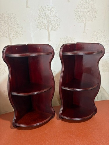 Pair vintage wooden corner - pair,