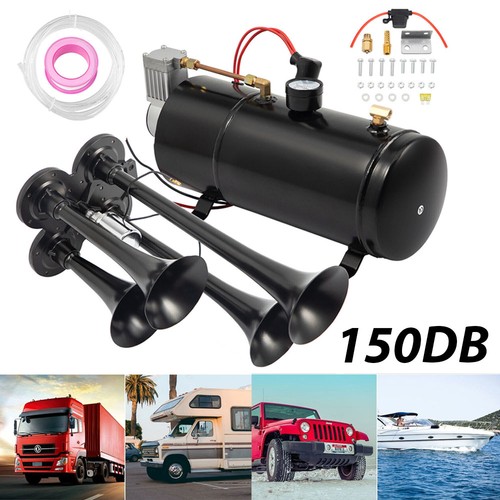 Air horn with - air, compressor