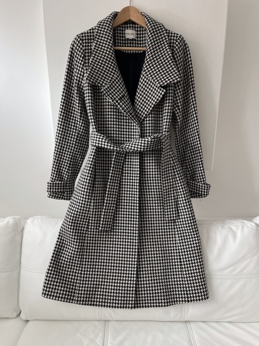Reiss rubik houndtooth belted - rubik,