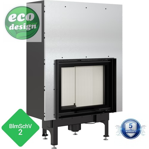 Steel fireplace kratki nadia - steel,