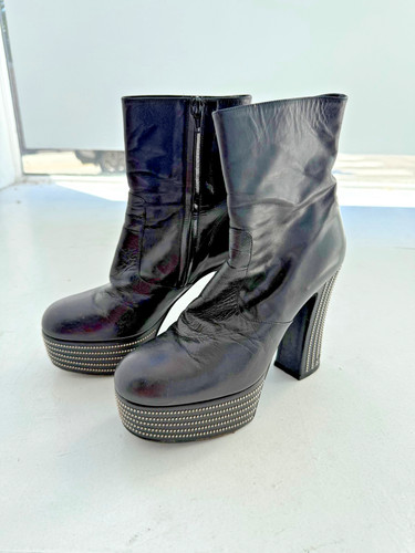 Saint laurent black leather - laurent,
