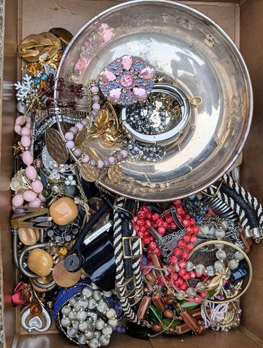Vintage costume jewellery job - costume,