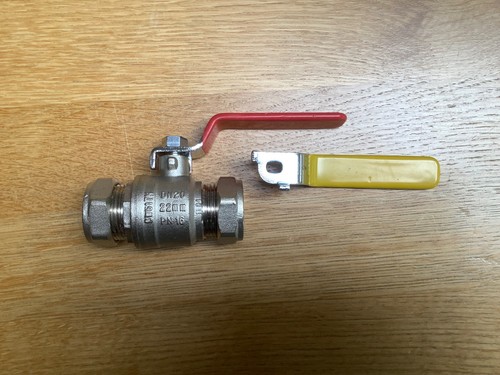 22mm full bore lever isolating - lever,