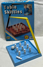FAMILY TABLE SKITTLES GAME - Rare Padgett Brothers 1970's Table Top Vintage Toy